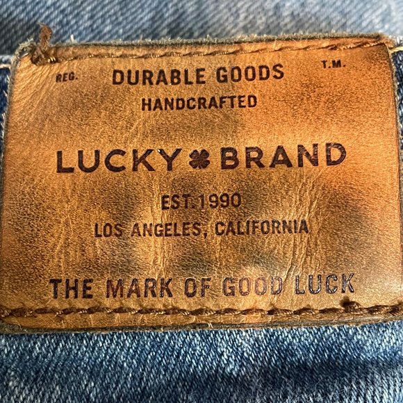Lucky Brand Authentic Straight Crop Blue Jeans Size 10/30 Pockets - Picture 4 of 14